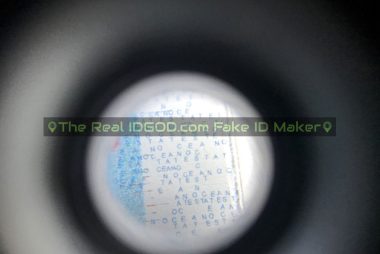 Rhode Island fake id card microprint