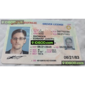 Arizona fake id card.