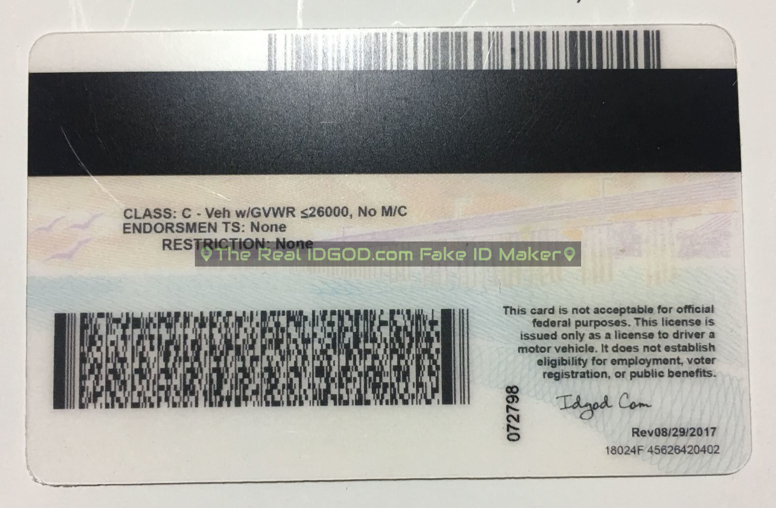 California Fake ID Real Idgod Official Fake ID Maker Website