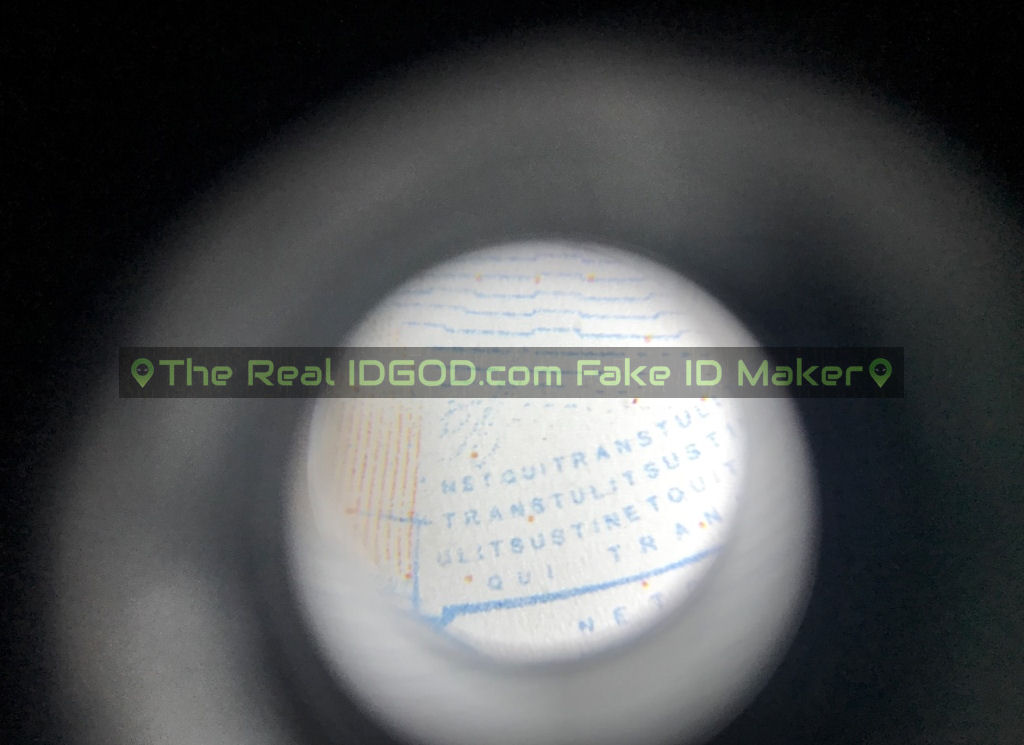 Connecticut fake id card microprint design
