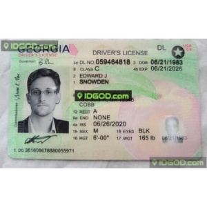 Georgia fake id card