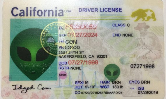 buy fake id California