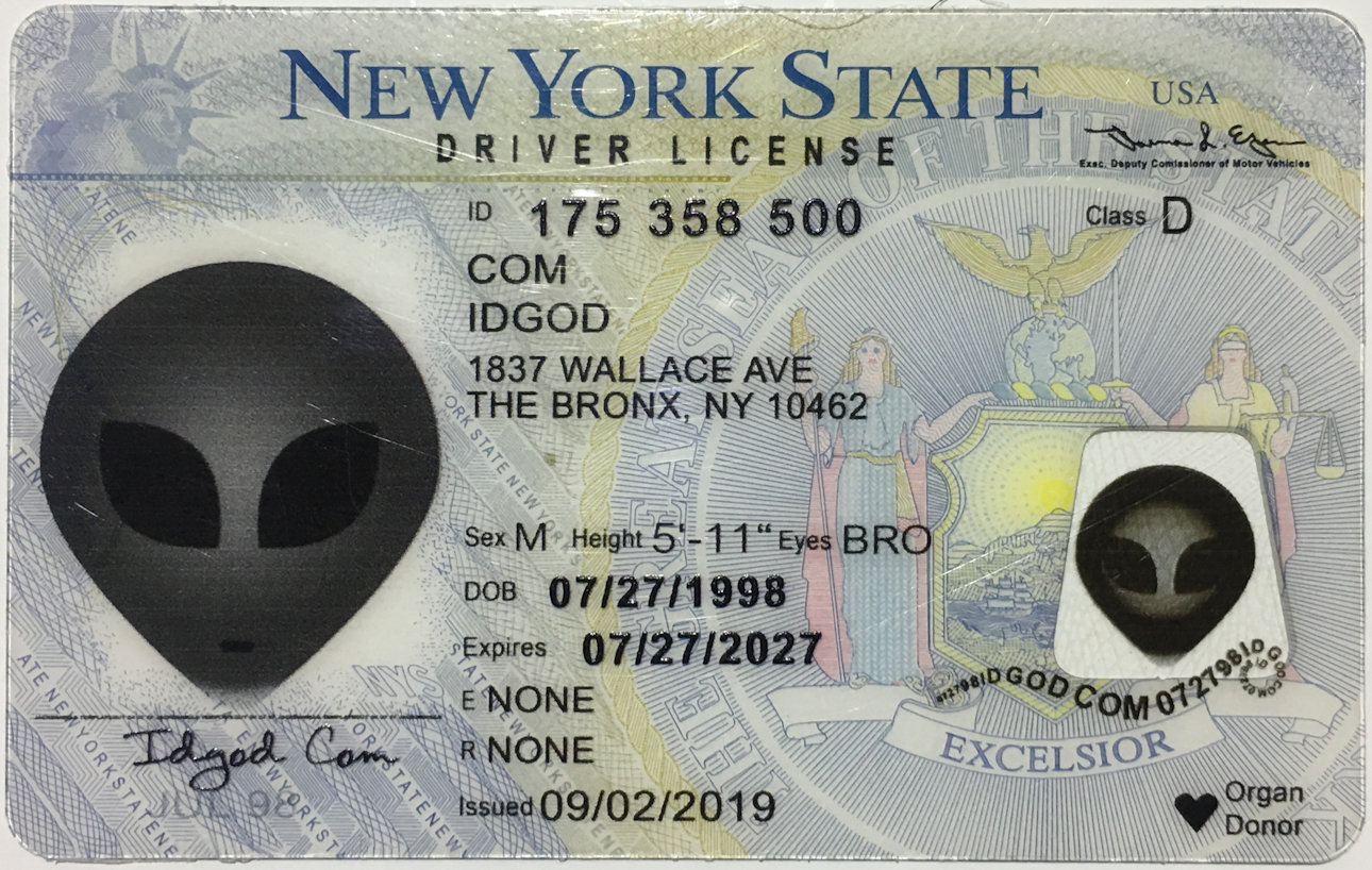 New York fake id made by Idgod