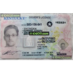 Kentucky fake id card.