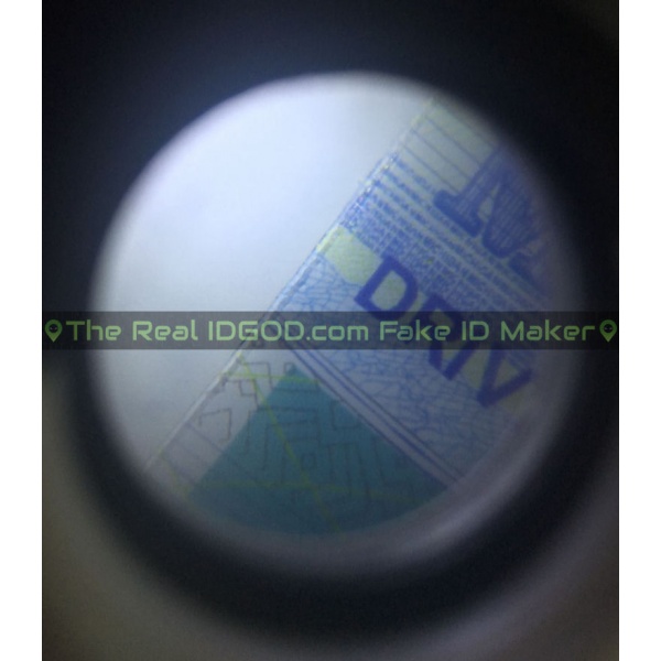 Michigan fake id card microprint design