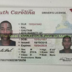 South Carolina fake id card made by IDGod