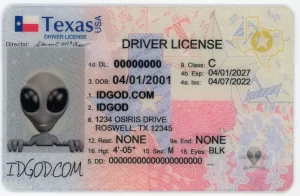 Fake id card made by Idgod.